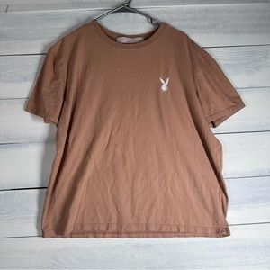 Playboy x Misguided Sand Tee One Size (L/XL)